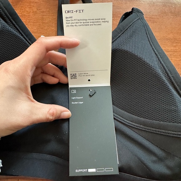 Nike Women's Dri-FIT Indy Light-Support Padded V-Neck Sports Bra large - Picture 8 of 11